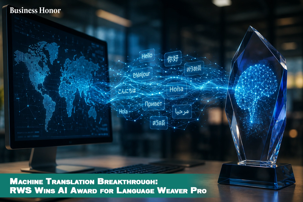 Machine Translation Breakthrough: RWS Wins AI Award for Language Weaver Pro